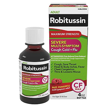ROBITUSSIN SEVERE COLD FLU 4OZ