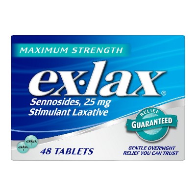 EX LAX STIMULANT LAXATIVE TABLETS 48P