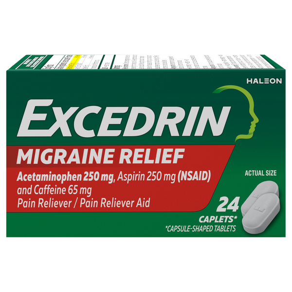 EXCEDRIN MIGRANE ASPIRIN 24 C