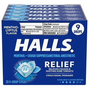 HALLS MENTHO LYPTUS 9P