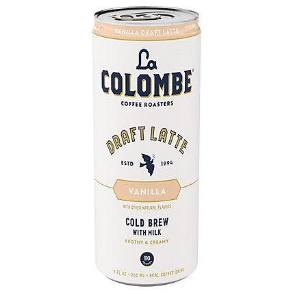 LA COLOMBRE COFFEE ROASTERS DRAFT LATTE VANILLA