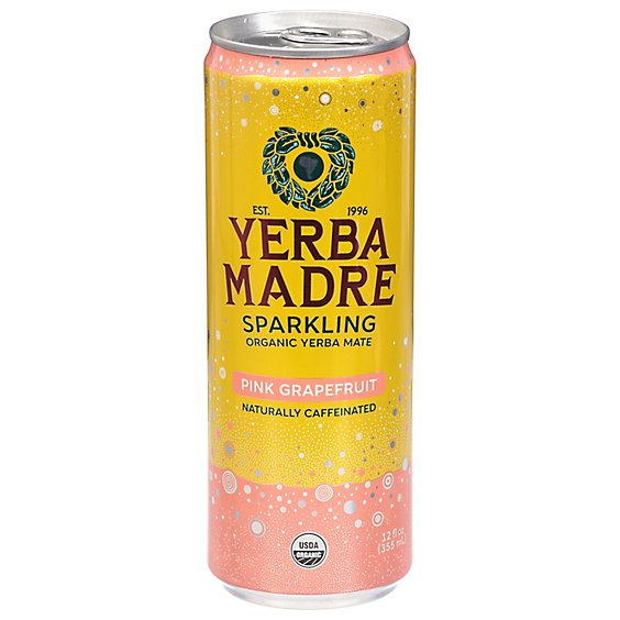 GUAYAKI ORGANIC YERBA MATE SPARKLING GRAPEFRUIT GI