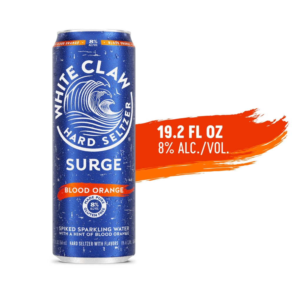WHITE CLAW SURGE BLOOD ORANGE 19.2OZ