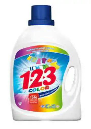 1 2 3 LIQUID DETERGENT 4.65L