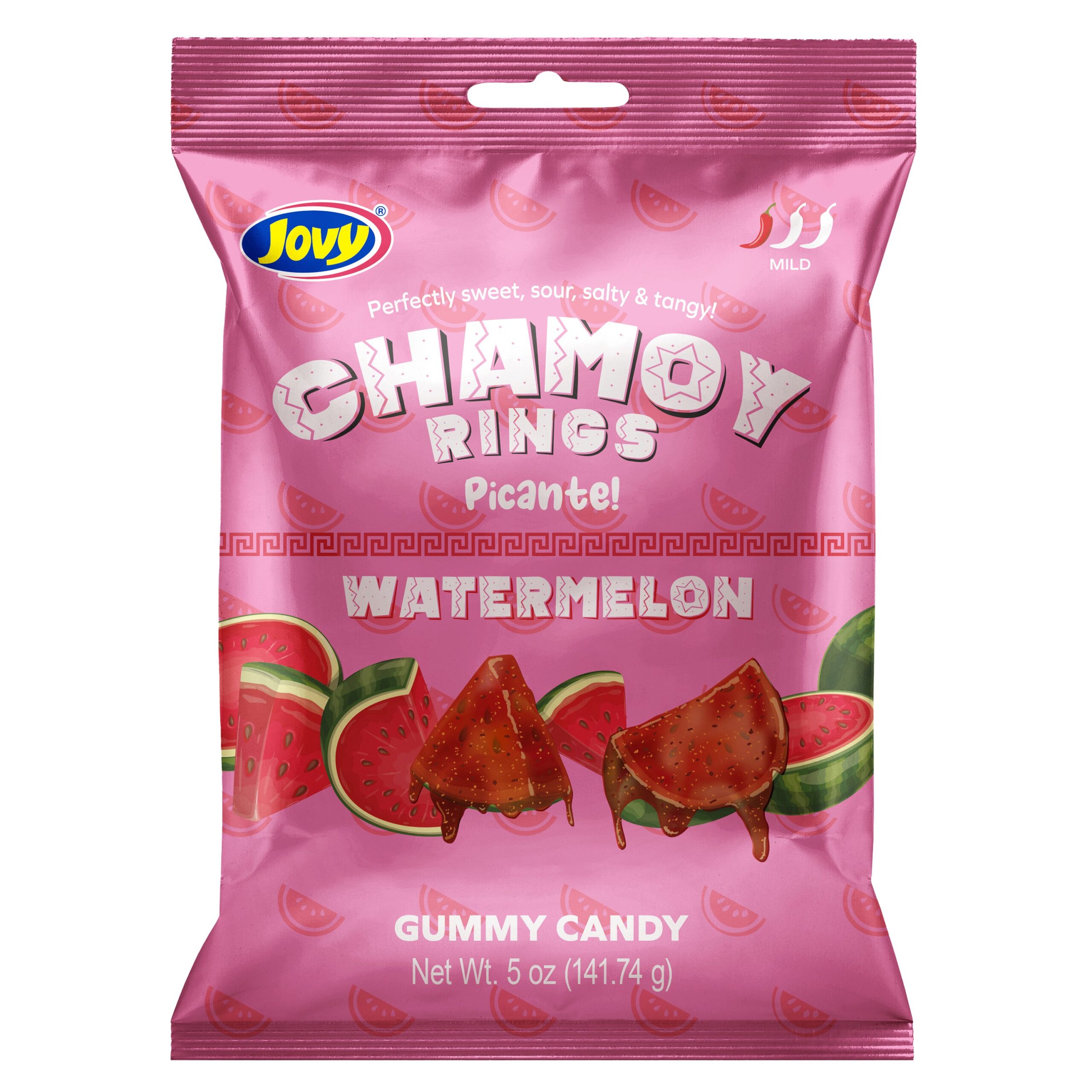 JOVY CHAMOY RINGS WATERMELON 5OZ