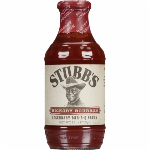 STUBBS HICKORY BOURBON BBQ SAUCE 18OZ