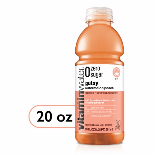 VITAMIN WATER GUTSY WATERMELON PEACH 20O
