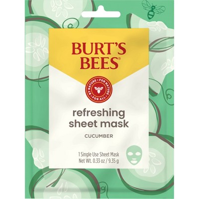 BURTS BEES SHEET MASK CUCUMBER