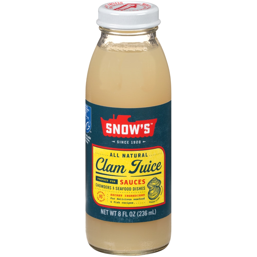 SNOWS CLAM JUICE 8OZ