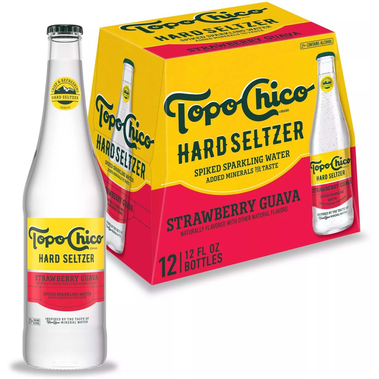 TOPO CHICO STRAWBERRY GUAVA BOTTLE 12P