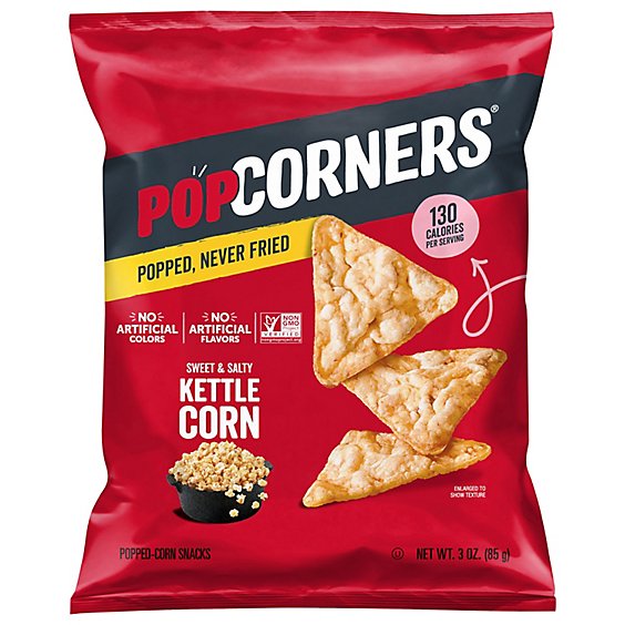 POPCORNERS KETTLE CORN 3OZ