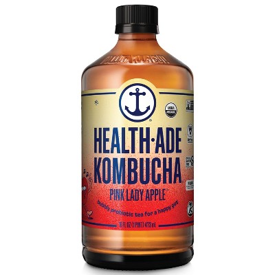 HEALTH ADE KOMBUCHA PINK LADY APPLE 16OZ