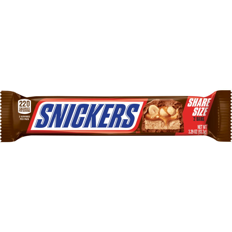 SNICKERS SHARE SIZE 3.29OZ
