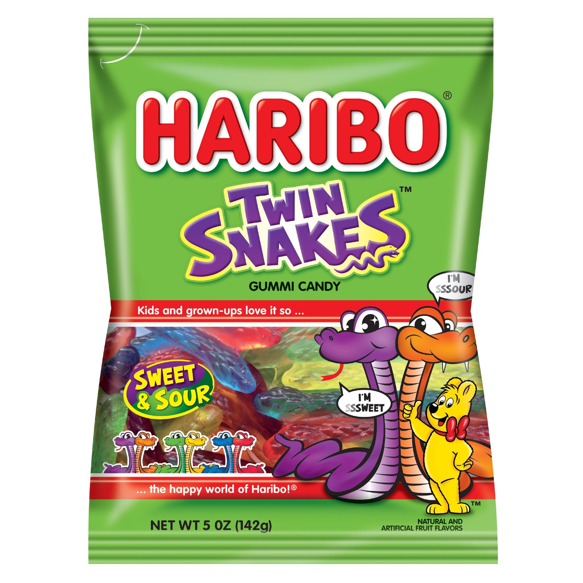 HARIBO TWIN SNAKES 5OZ