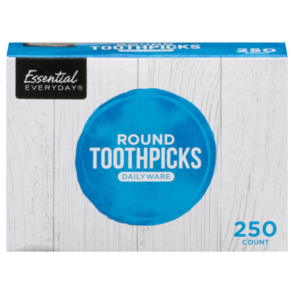 ESSENTIAL EVERYDAY TOOTHPICKS ROUND 250P