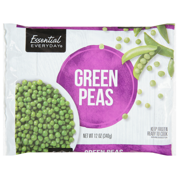 ESSENTIAL EVERYDAY GREEN PEAS 12OZ