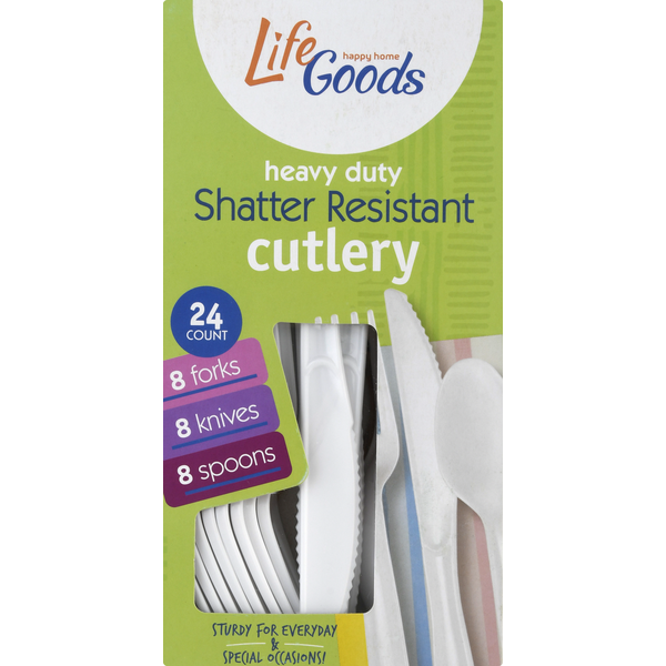 LIFE GOODS CUTLERY 24P