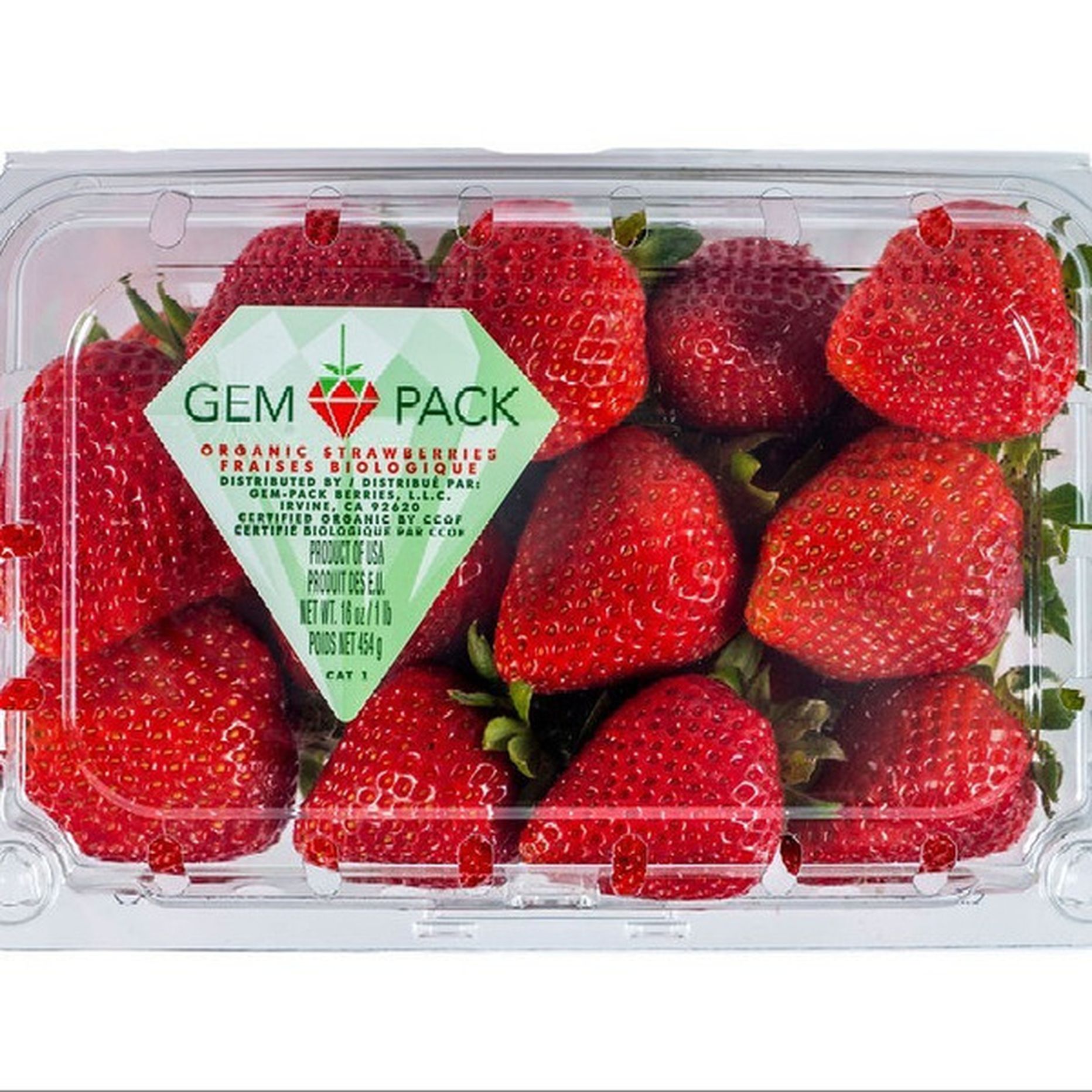 GEM PACK STRAWBERRIES 1LB