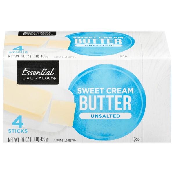 ESSENTIAL EVERYDAY BUTTER UNSALTED 16OZ