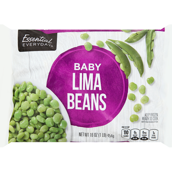 ESSENTIAL EVERYDAY LIMA BEANS LARGE 16OZ