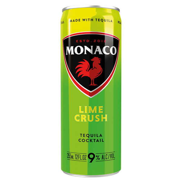 MONACO LIME CRUSH TEQULA COCTAIL 12OZ