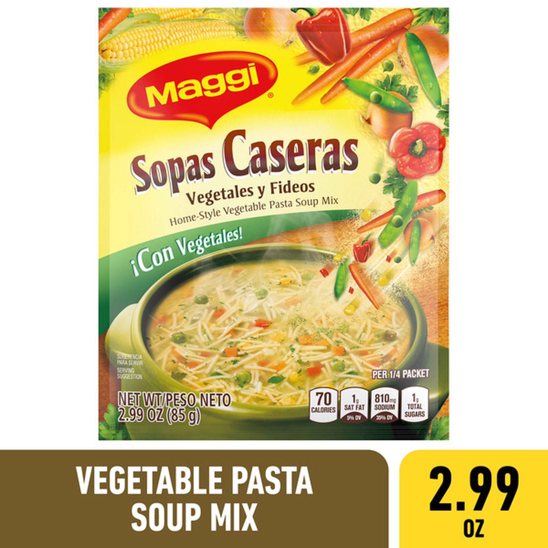 MAGGI VEGETABLE PASTA & CHICKEN SOUP MIX