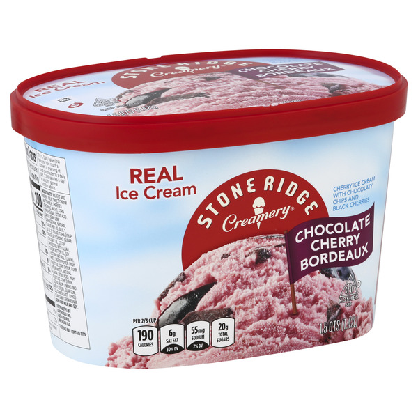 STONE RIDGE ICE CREAM CHOCOLATE CHERRY BORDEAUX