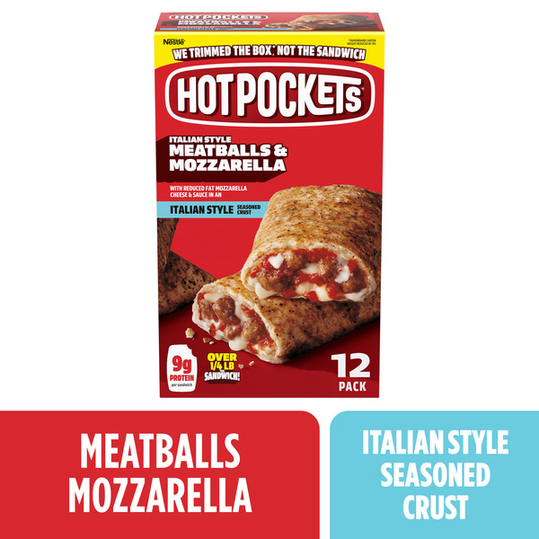 HOT POCKETS MEATBALLS & MOZZARELLA 2P