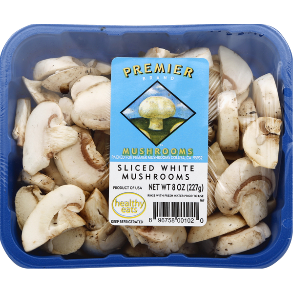 PREMIER MUSHROOM SLICE WHITE