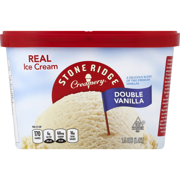 STONERIDG DOUBLE VANILLA ICE CREAM