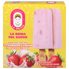 LA REINA ICE CREAM BARS COOKIES AND CREAM 6P