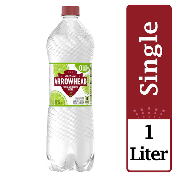 ARROWHEAD SPARKLING WATER LIME 33.8OZ