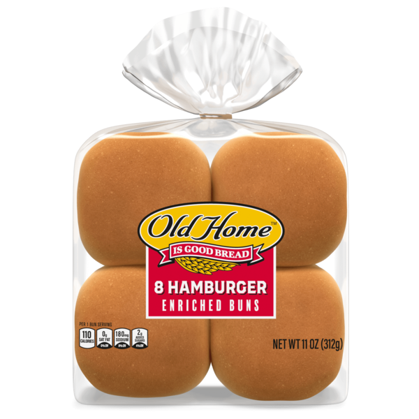 OLD HOME HAMBURGER BUNS