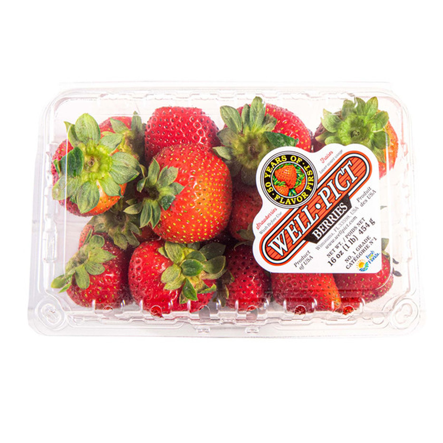 WELL PICT STRAWBERRIES 16OZ