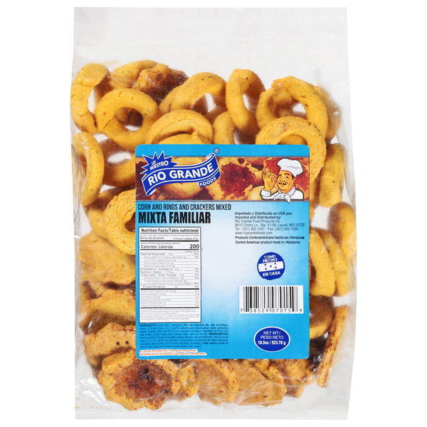 MIMAIZ MIX CRACKER AND CORN RINGS 7OZ