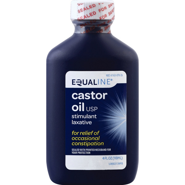 EQUALINE CASTOR OIL STIMULANT LAXATIVE 4OZ
