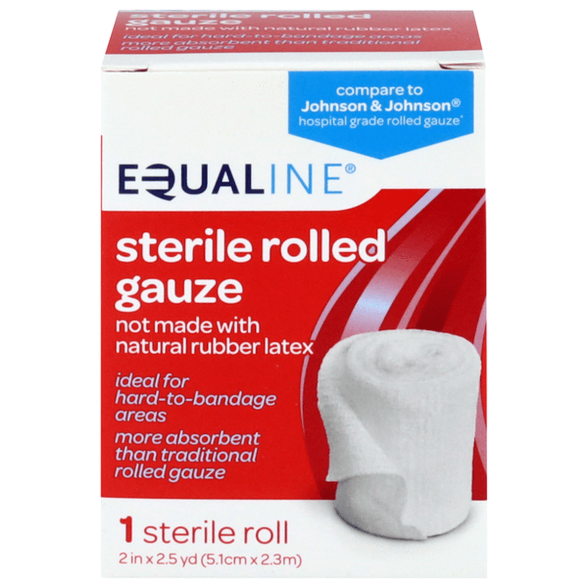 EQUALINE STERILE ROLLED GAUZE SINGLE