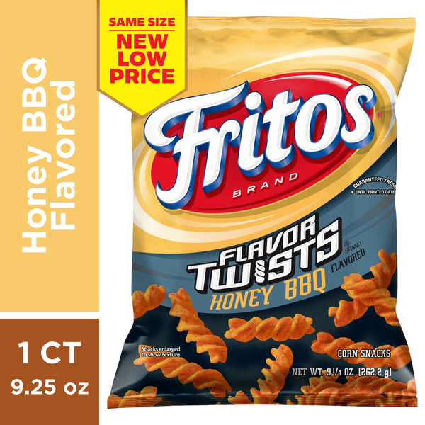 FRITOS FLAVOR TWISTS HONEY BBQ 3.4OZ