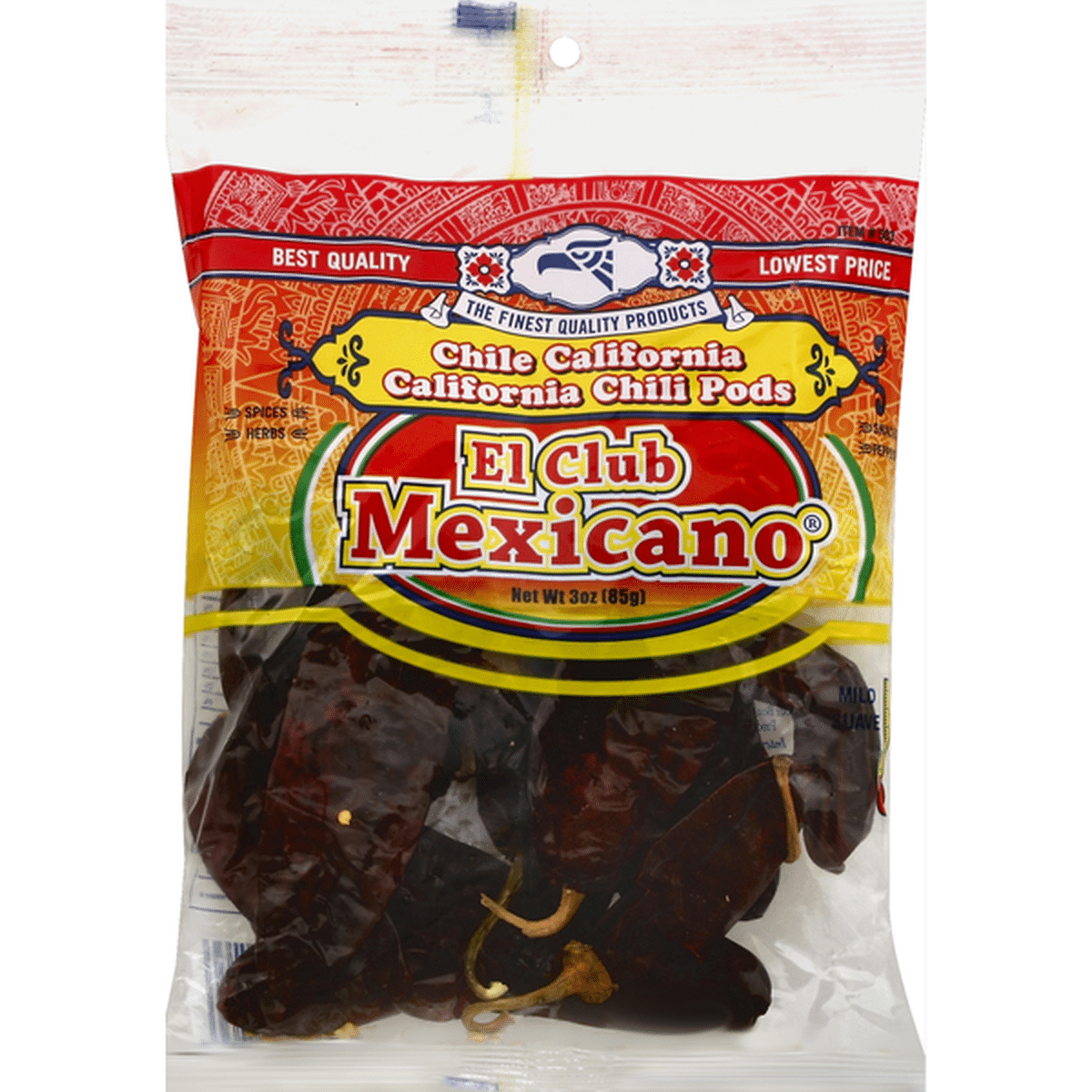 EL MEXICANO CHILE CALIFORNIA 3OZ