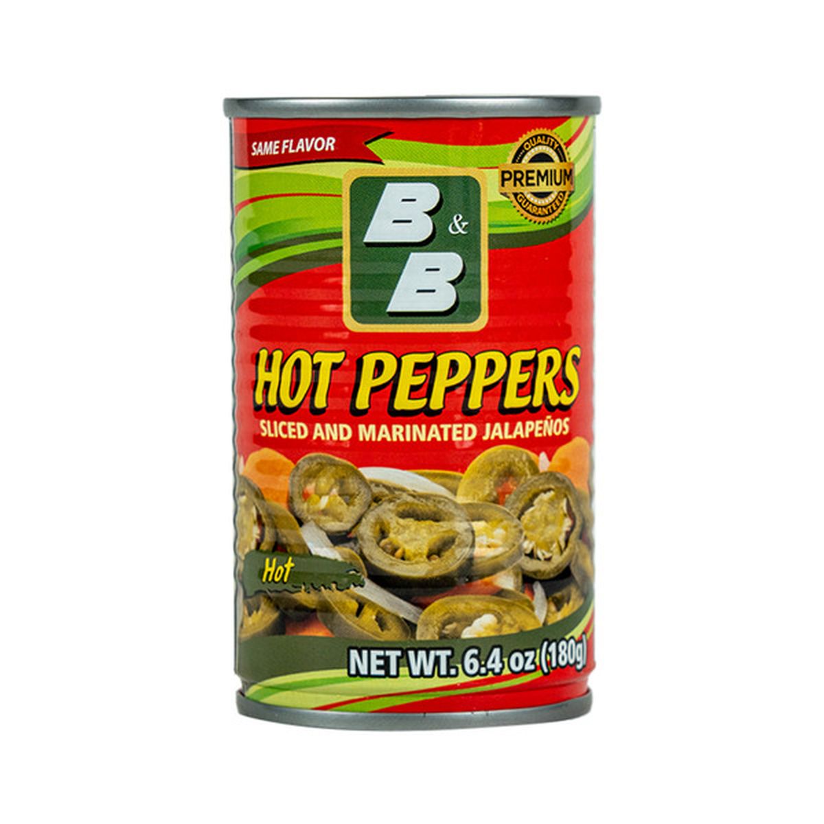 B B HOT PEPPERS SLICE JALAPENOS 6.4 OZ