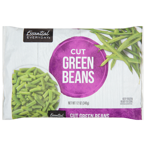 ESSENTIAL EVERYDAY GREEN BEANS CUT 12OZ
