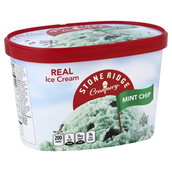 STONE RIDGE ICE CREAM MINT CHIP 1.5QT