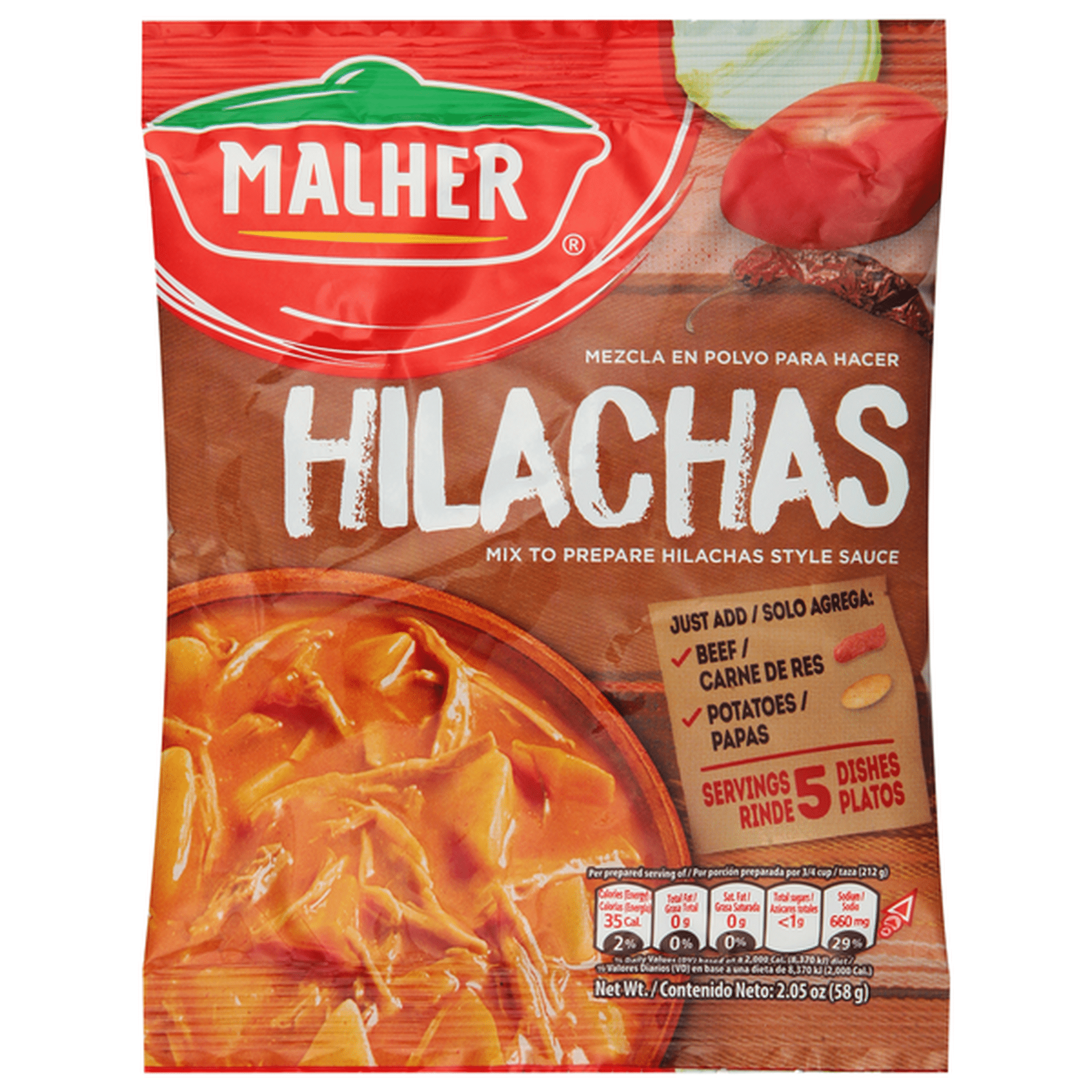 MALHER HILACHAS 2.05OZ