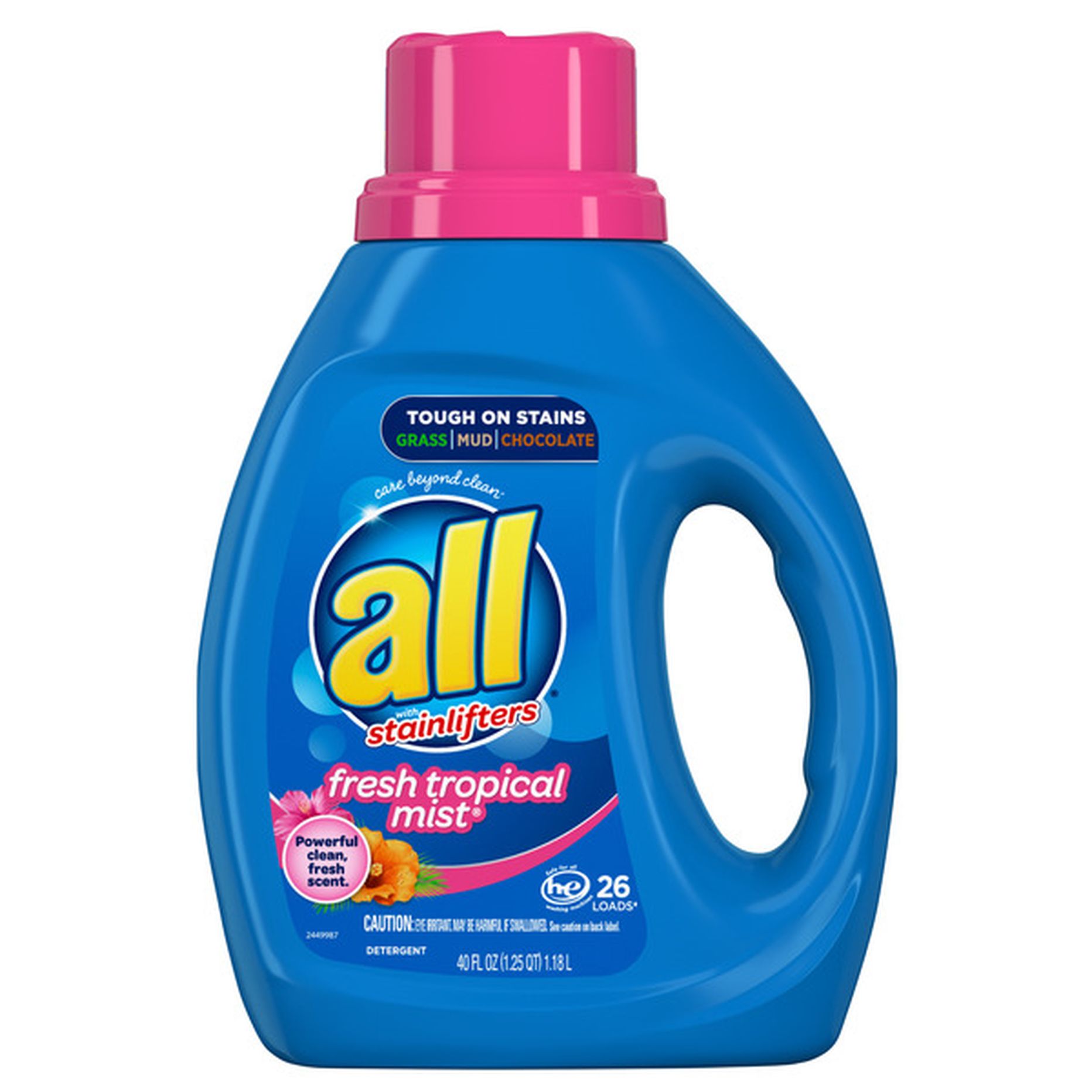 ALL DETERGENT FRESH TROPICAL 40OZ