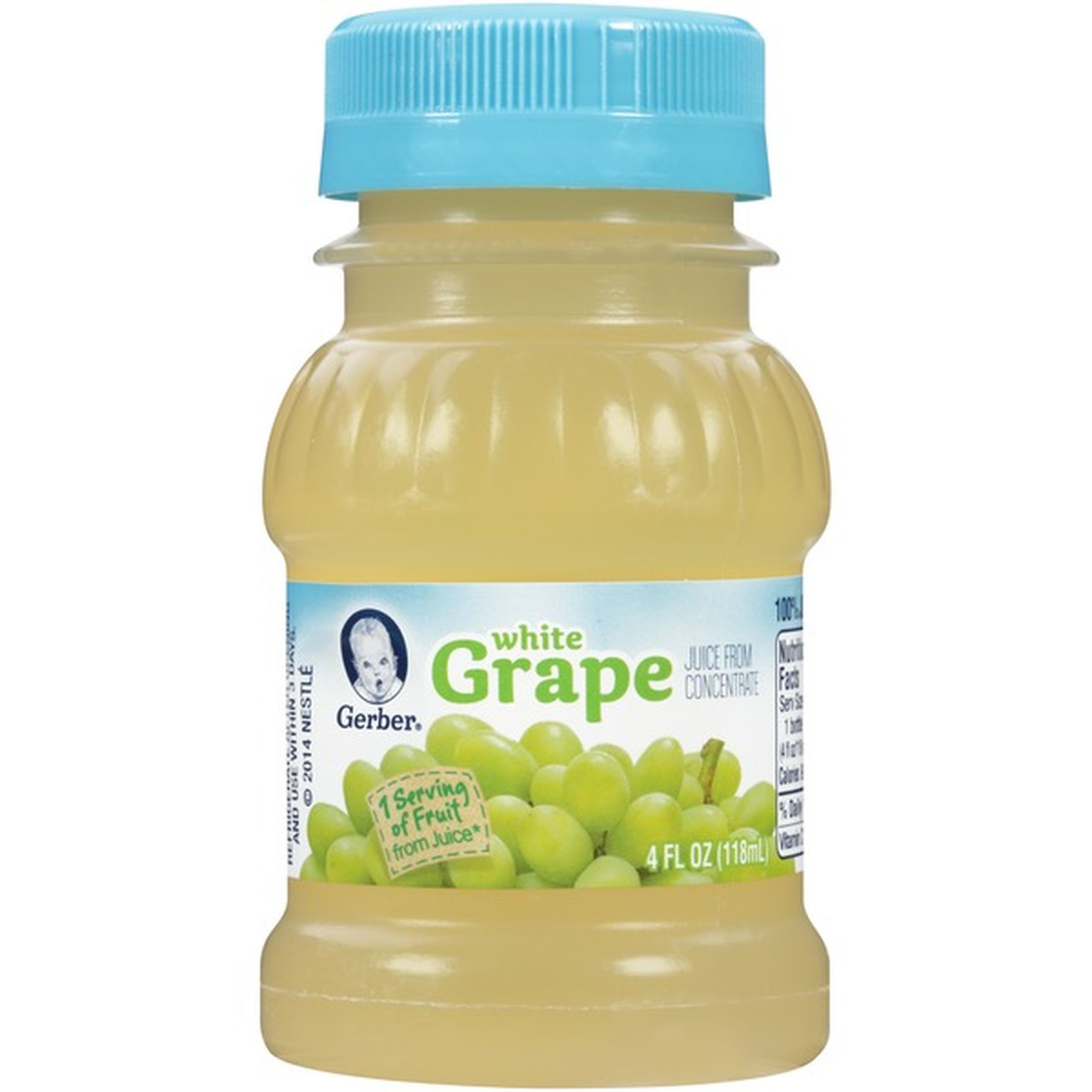 GERBER WHITE GRAPE JUICE 4OZ
