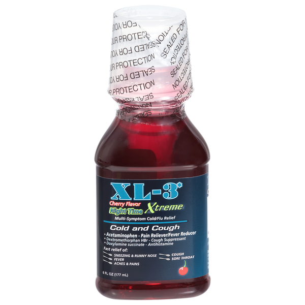 XL-3NIGHT TIME COLD FLUE CHERRY