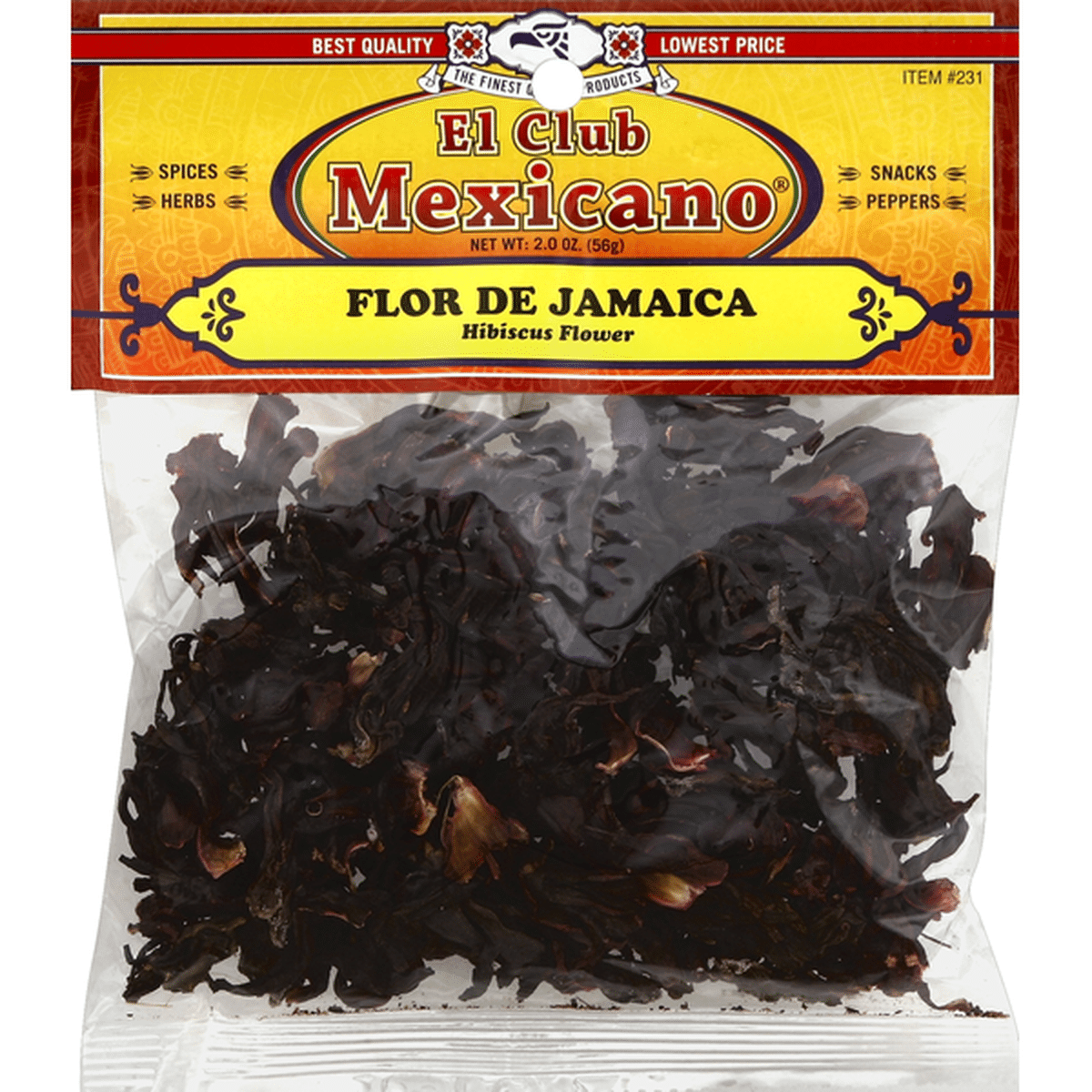 EL MEXICANO HIBISCUS FLOWERS 7OZ