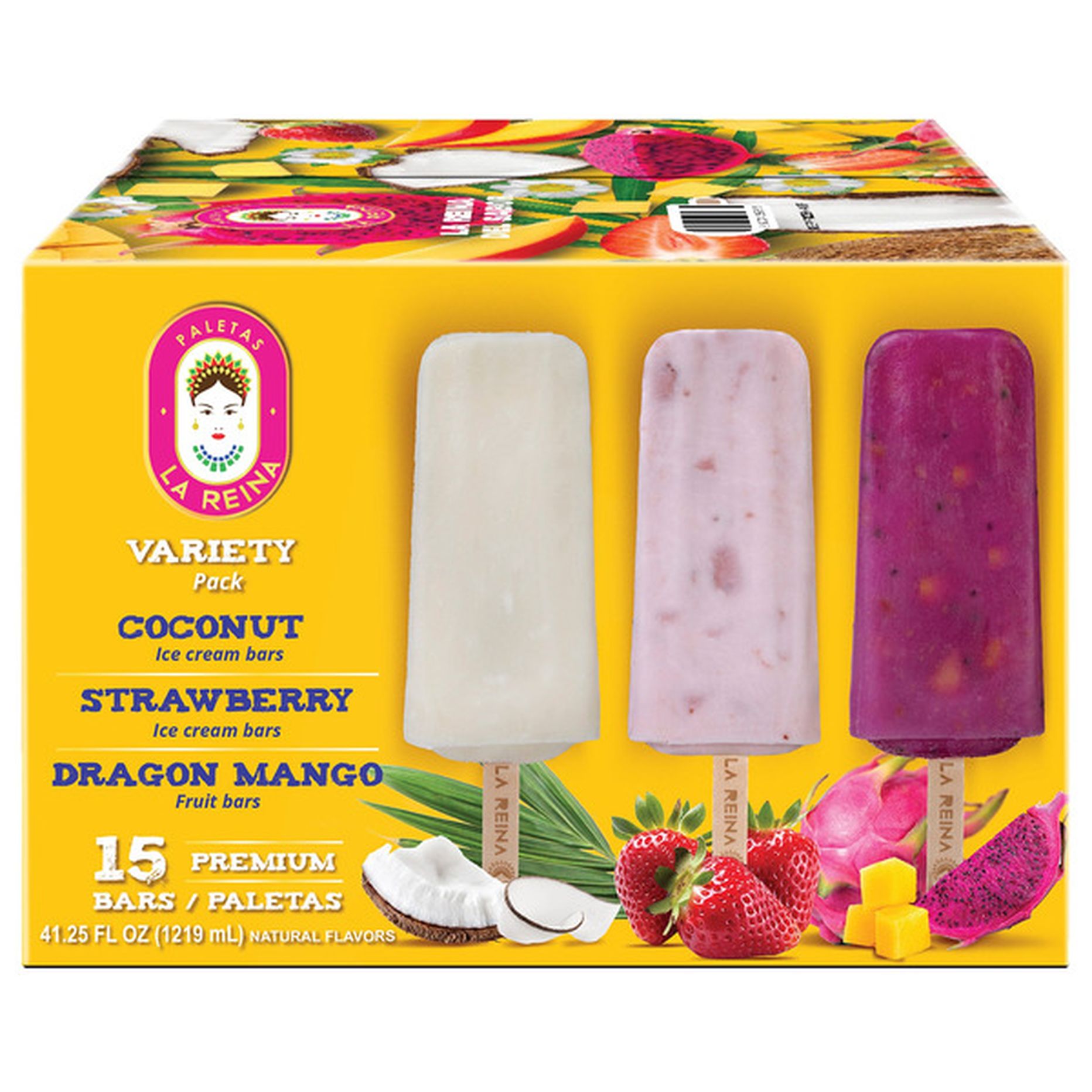 LA REINA PINEAPPLE ICE CREAM 4 OZ