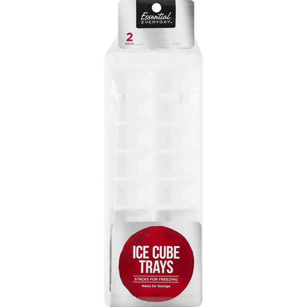 ESSENTIAL EVERYDAY ICE CUBE TRAYS 2P