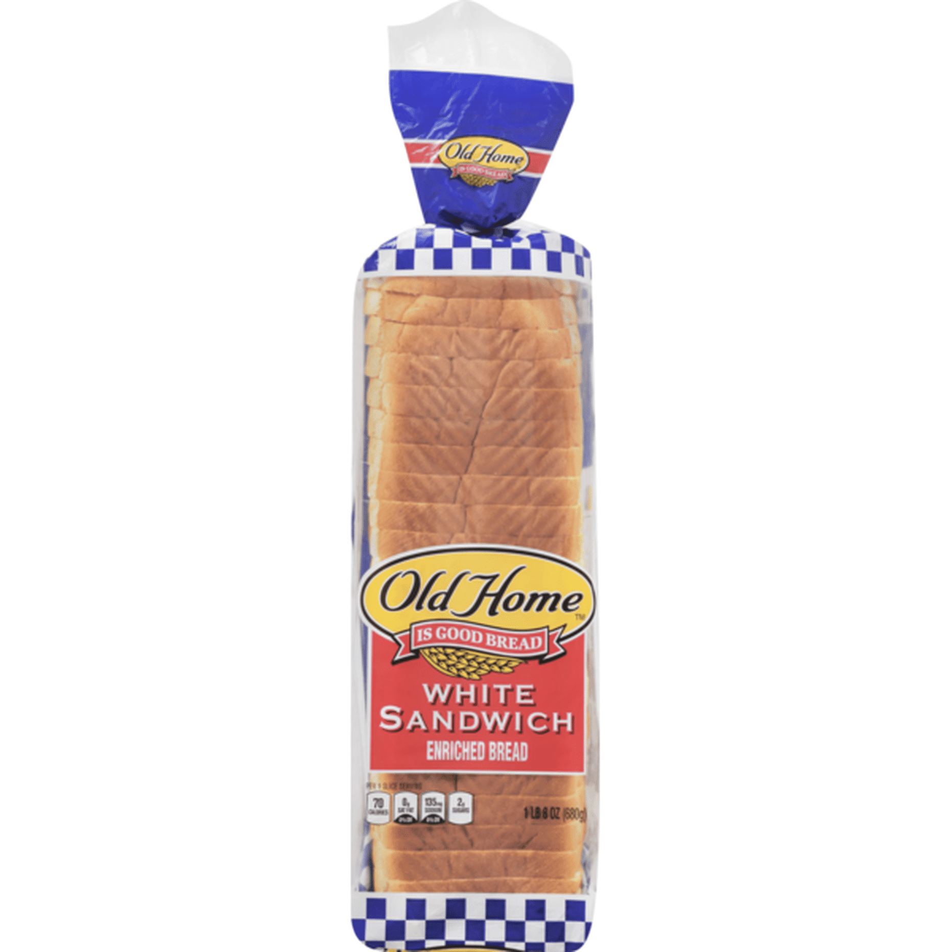 OLD HOME WHITE BREAD 20OZ
